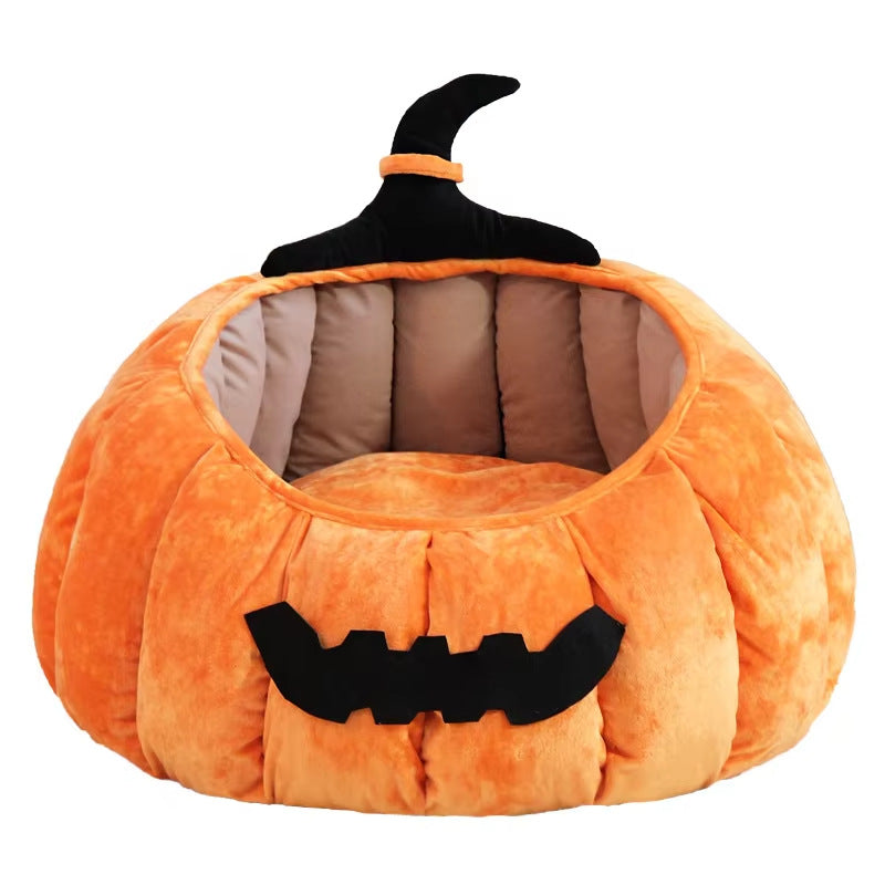 Pet Pumpkin Warm Bed